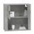 Dulap de perete, gri beton, 80x33x80 cm, lemn prelucrat GartenMobel Dekor