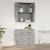 Dulap de perete, gri beton, 80x33x80 cm, lemn prelucrat GartenMobel Dekor