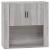 Dulap de perete, gri sonoma,80x33x80 cm, lemn prelucrat GartenMobel Dekor