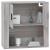 Dulap de perete, gri sonoma,80x33x80 cm, lemn prelucrat GartenMobel Dekor
