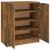 Pantofar, stejar fumuriu, 59x35x70 cm, lemn prelucrat GartenMobel Dekor
