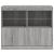 Servantă cu lumini LED, gri sonoma, 81x37x67 cm GartenMobel Dekor
