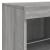 Servantă cu lumini LED, gri sonoma, 81x37x67 cm GartenMobel Dekor