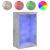 Servantă cu lumini LED, gri beton, 60,5x37x100 cm GartenMobel Dekor