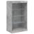 Servantă cu lumini LED, gri beton, 60,5x37x100 cm GartenMobel Dekor