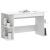 Birou, alb, 140x50x75 cm, lemn prelucrat GartenMobel Dekor