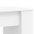 Birou, alb, 140x50x75 cm, lemn prelucrat GartenMobel Dekor