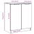 Pantofar, stejar artizanal, 59x35x70 cm, lemn prelucrat GartenMobel Dekor