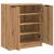 Pantofar, stejar artizanal, 59x35x70 cm, lemn prelucrat GartenMobel Dekor
