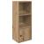 Bibliotecă, stejar artizanal, 31x24x77 cm, lemn prelucrat GartenMobel Dekor