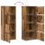Bibliotecă, lemn vechi, 40x24x102 cm, lemn prelucrat GartenMobel Dekor