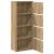 Bibliotecă, stejar artizanal, 40x24x102 cm, lemn prelucrat GartenMobel Dekor