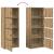 Bibliotecă, stejar artizanal, 40x24x102 cm, lemn prelucrat GartenMobel Dekor