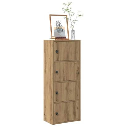Bibliotecă, stejar artizanal, 40x24x102 cm, lemn prelucrat GartenMobel Dekor