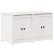 Dulap pentru bucătărie de exterior Alb 106x55x64 cm Lemn de pin solid GartenMobel Dekor