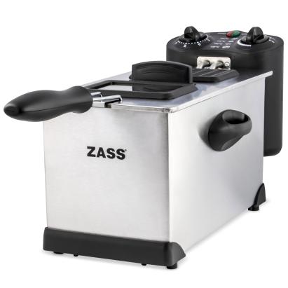 Friteuza Zass ZDF 02, Putere 2000W, Capacitate 3L, Temporizator 30min, Termostat reglabil 130-190 grade ProDesign DailyAppliances