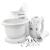 Mixer cu bol Zass ZHM 05BB, 200W, 5 viteze, functie Turbo, tocator, bol rotativ ProDesign DailyAppliances