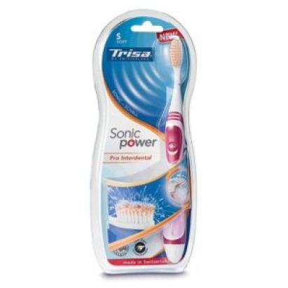 Periuta de dinti electrica Trisa Sonic Power ProInterdental S, 26000 vibratii/min, Acumulator, Cod 661856 ProDesign DailyAppliances