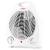 Aeroterma Zass ZFH 01, 2000 W, 2 trepte de putere, Termostat reglabil, Functie ventilatie, Protectie supraincalzire ProDesign DailyAppliances