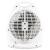 Aeroterma Zass ZFH 01, 2000 W, 2 trepte de putere, Termostat reglabil, Functie ventilatie, Protectie supraincalzire ProDesign DailyAppliances