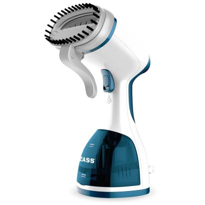 Aparat de calcat vertical portabil ZASS ZGS 01, putere 1000 W, debit de abur 21 g/min, Buton 2 in 1 pentru jet de aburi sau abur continuu ProDesign DailyAppliances