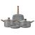 Set Vase Marmorate, Antiaderente din Aluminiu turnat sub presiune Zass Gourmet ZG-ACS 05 ProDesign DailyAppliances