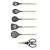 Set cutite + Ustensile de bucatarie Zass Gourmet ZG-KS 01 ProDesign DailyAppliances