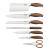 Set cutite + Ustensile de bucatarie Zass Gourmet ZG-KS 05 ProDesign DailyAppliances