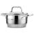 Oala din inox Zass Gourmet ZG-SC01-16 cu capac, Capacitate 1,9L ProDesign DailyAppliances