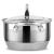 Oala din inox Zass Gourmet ZG-SC01-16 cu capac, Capacitate 1,9L ProDesign DailyAppliances