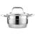 Oala din inox Zass Gourmet ZG-SC01-16 cu capac, Capacitate 1,9L ProDesign DailyAppliances