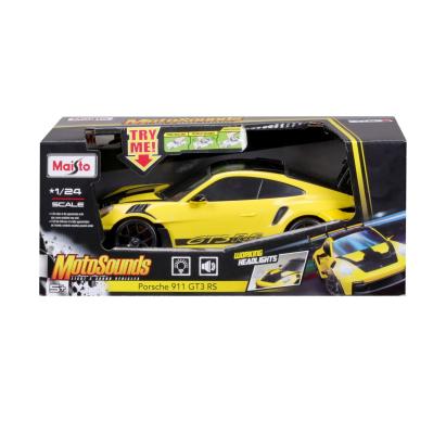 MAISTO MASINUTA CU SUNETE SI LUMINI PORSCHE 911 GT3 RS SCARA 1 LA 24 SuperHeroes ToysZone