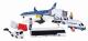 MAISTO SET AEROPORT AVION ALBASTRU SuperHeroes ToysZone