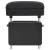 Cotieră auto universală, negru, 23x8x(30-38) cm ABS GartenMobel Dekor
