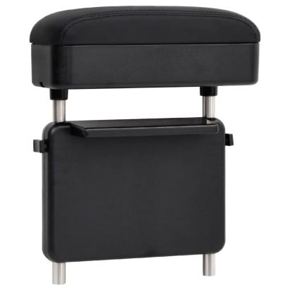 Cotieră auto universală, negru, 23x8x(30-38) cm ABS GartenMobel Dekor
