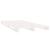 Cadru de pat Single, alb, 90x190 cm, lemn masiv de pin GartenMobel Dekor