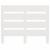 Cadru de pat Single, alb, 90x190 cm, lemn masiv de pin GartenMobel Dekor