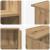 Birou de recepție Stejar Artisan 100x50x103,5 cm Lemn prelucrat GartenMobel Dekor