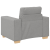 Set canapea, 3 piese, perne gri nor, textil GartenMobel Dekor