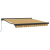 Cort retractabil automatic cu dungi multicolore 350x250 cm GartenMobel Dekor