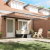 Awning Retractabil Automatic cu Dungi Multicolore 400x300 cm GartenMobel Dekor
