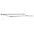 Marchiză retractabilă manuală cu LED portocalie și maronie 400x350 cm GartenMobel Dekor