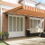 Marchiză retractabilă automată galbenă și portocalie 600x300 cm GartenMobel Dekor