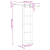 Ușa glisantă  cu set de accesorii 61x198.5 cm Lemn masiv de pin GartenMobel Dekor