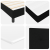 Pat Box Spring  cu Saltea Negru 90x200 cm Din Material Textil GartenMobel Dekor