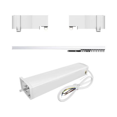 Set Motor LUXION + Sina Draperie cu Deschiere Tip Cortina, Lungime 5M, Control Telefon SmartElectro IntelligentHouse