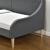 Canapea Dona cu saltea tesatura gri inchis [en.casa] HausGarden Leisure