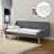 Canapea Dona cu saltea tesatura gri inchis [en.casa] HausGarden Leisure