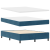 Pat box spring cu saltea, albastru închis, 160x200 cm, catifea GartenMobel Dekor