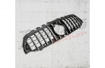 Grila Centrala Mercedes A-Class W177 Hatchback V177 Sedan (04.2018-2022) GT-R Panamericana Design Negru Crom Performance AutoTuning